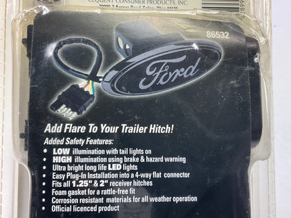 Reese 86532 Black Finish Ford Lighted Hitch Cover For 2'' Hitch Receiver