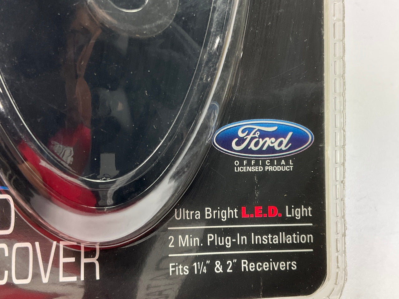 Reese 86532 Black Finish Ford Lighted Hitch Cover For 2'' Hitch Receiver