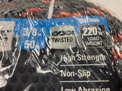 Reese 9423600 Truck Bed Rope, 3/8'' Dia., Braided Polypropylene, 220 Lbs Load
