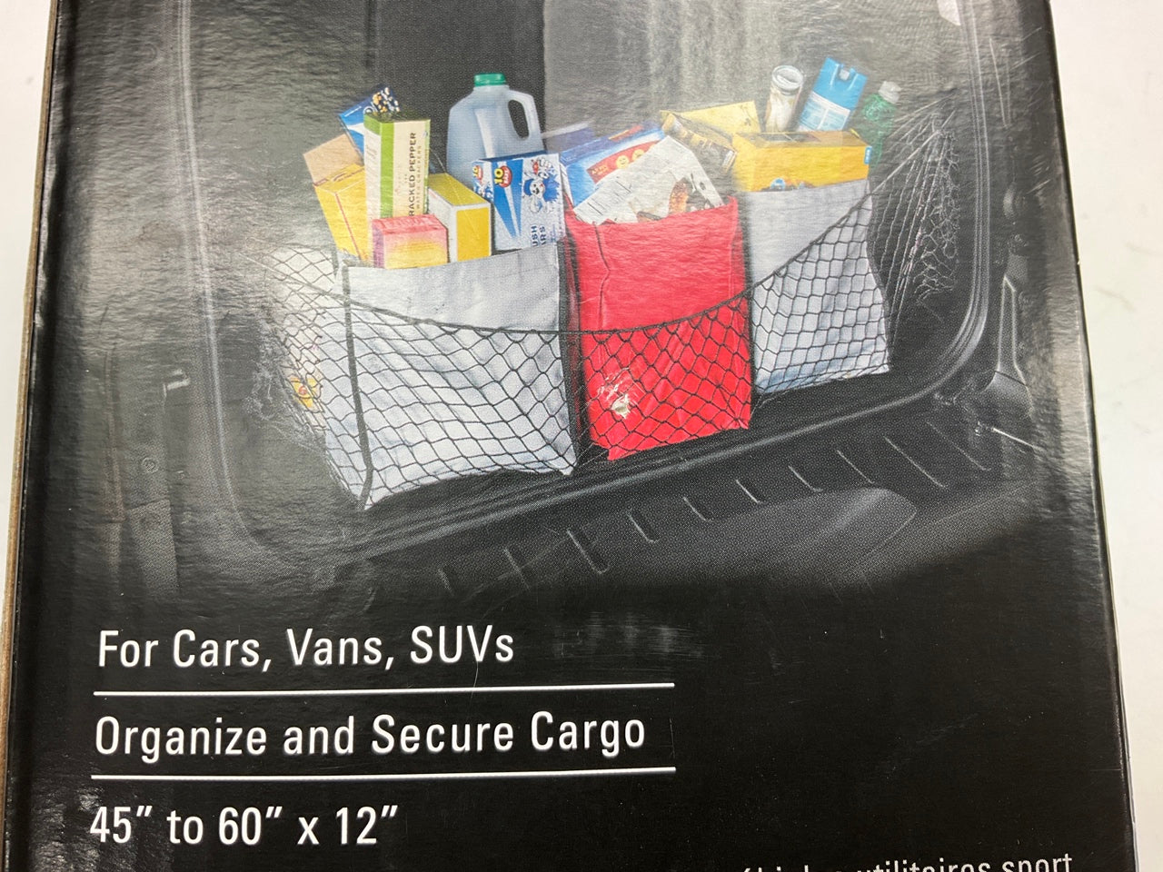 Reese 9424000 Hammock Truck Bed Or Trunk Cargo Storage Net, Black