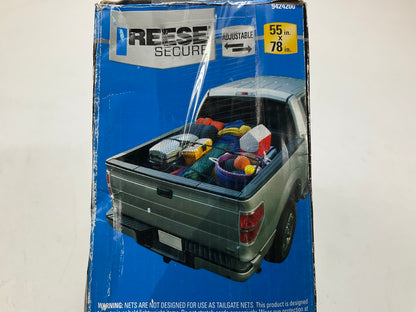 OPEN BOX - Reese 9424200 Adjustable Truck Bed Cargo Net, 55''x78'', Universal