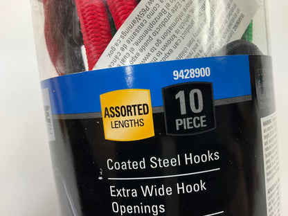 Reese 9428900 Secure Bungee Cord Assortment, 10-Piece Jar