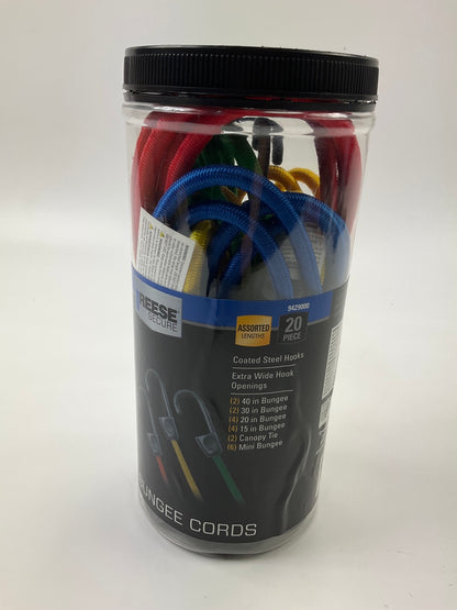 Reese 9429000 Bungee Cord Assortment Pack, 20 Pcs