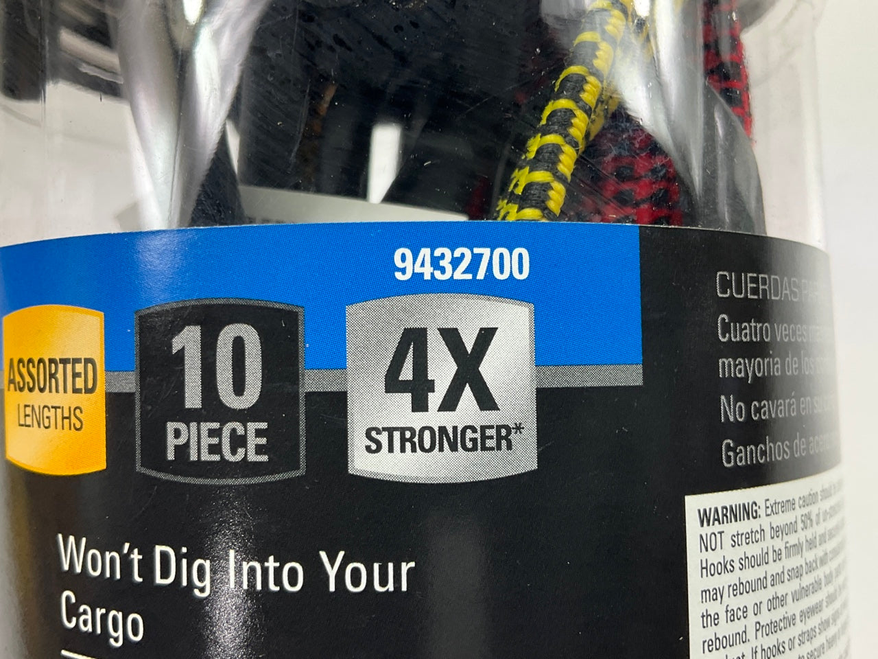 Reese 9432700 Secure Fat Strap Bungee Cord Assortment Jar, 10 Piece