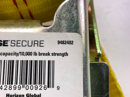 Reese 9482402 Secure Super Duty Ratchet Tie Down, 2'' X 27 Feet, 3300 Lbs Load