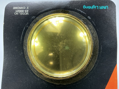 Reflect-o-lite 7039D Black Plastic Blind Spot 3'' Stick-On Safety Convex Mirror