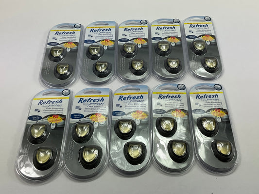 10 Pack - Car Air Freshener Odor Elimination ''New Car'' Scent Smell