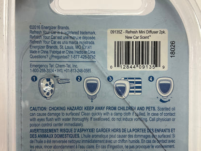 10 Pack - Car Air Freshener Odor Elimination ''New Car'' Scent Smell