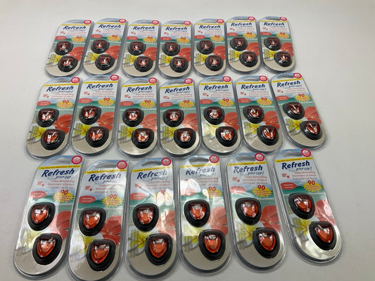 20 Pack - Car Air Freshener Odor Elimination ''Hawaiian Sunrise'' Scent Smell