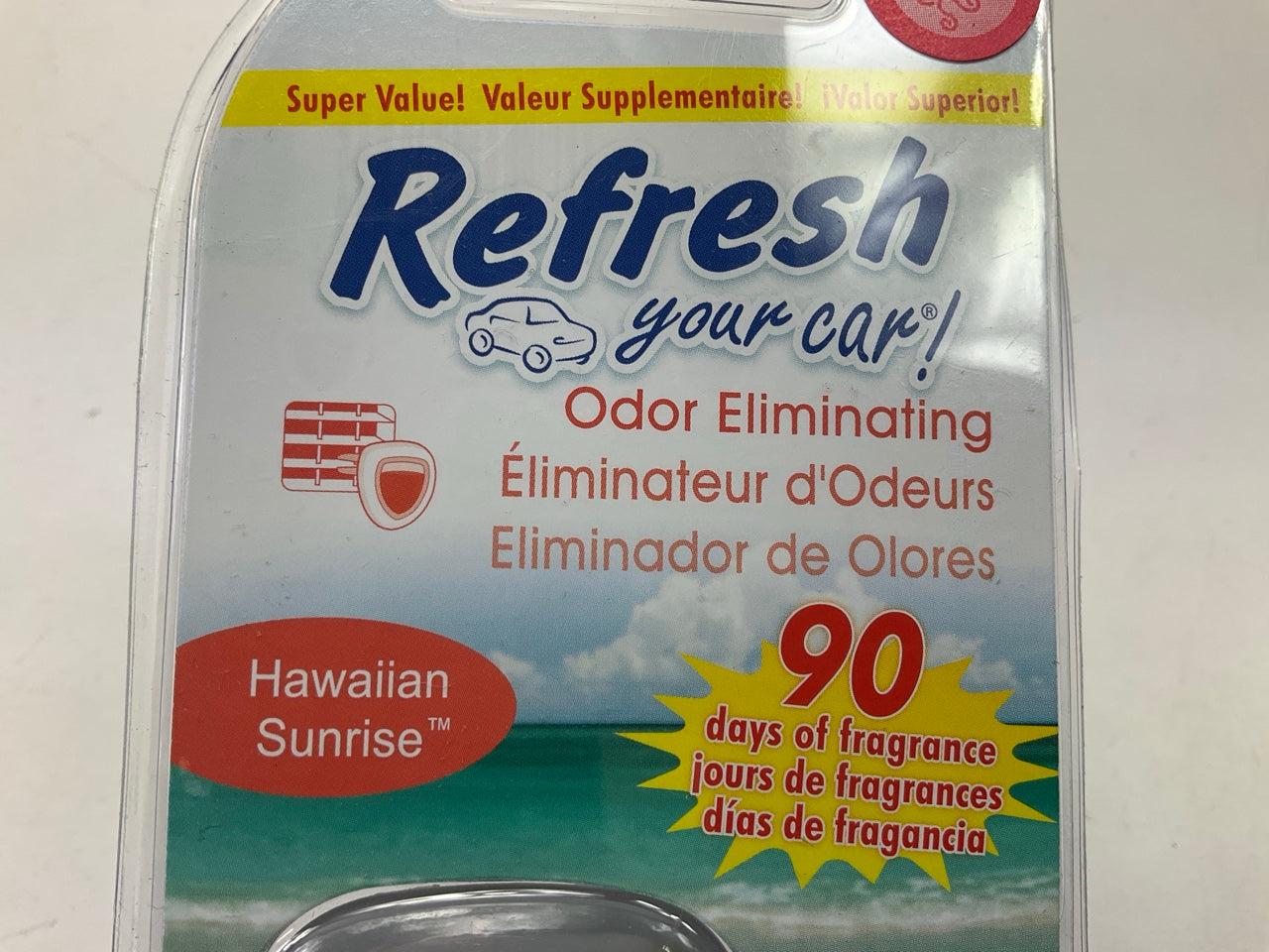 20 Pack - Car Air Freshener Odor Elimination ''Hawaiian Sunrise'' Scent Smell