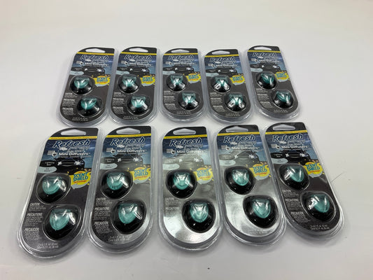 10 Pack - Car Air Freshener Odor Elimination ''Lightning Bolt'' Scent