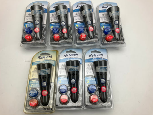 Pack Of 7 - Refresh Your Car 12 Volt Plug In Air Freshener 12V