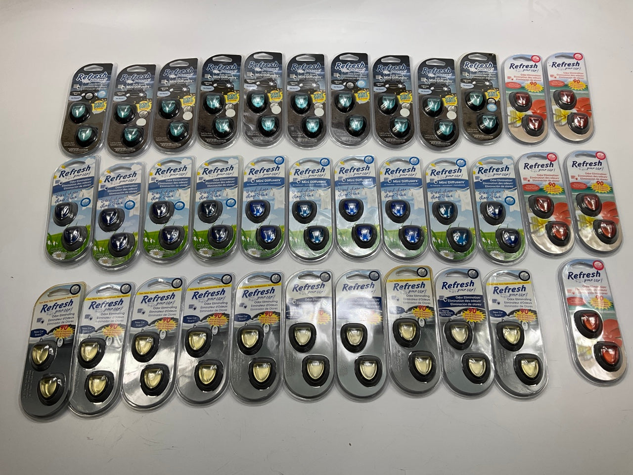 35  Assorted Mixed Air Freshener Car Scents - AIR FRESHENER Lot #2