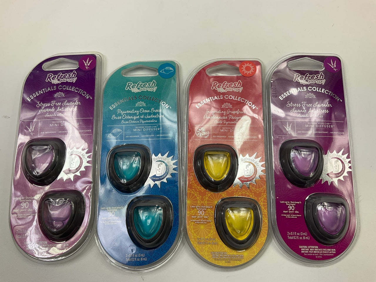 50 Pcs -  Refresh Your Car Dual Diffusers Air Freshener Mixed Lot - Actual Photo