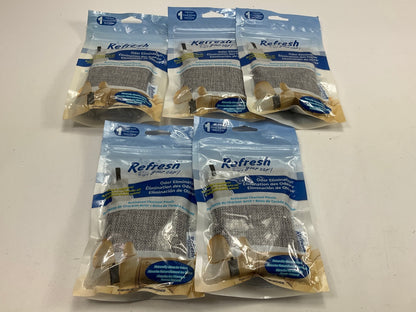 5 Pack Refresh RCB259-1 Activated Charcoal Pouch 50g Air Freshener Odor Control