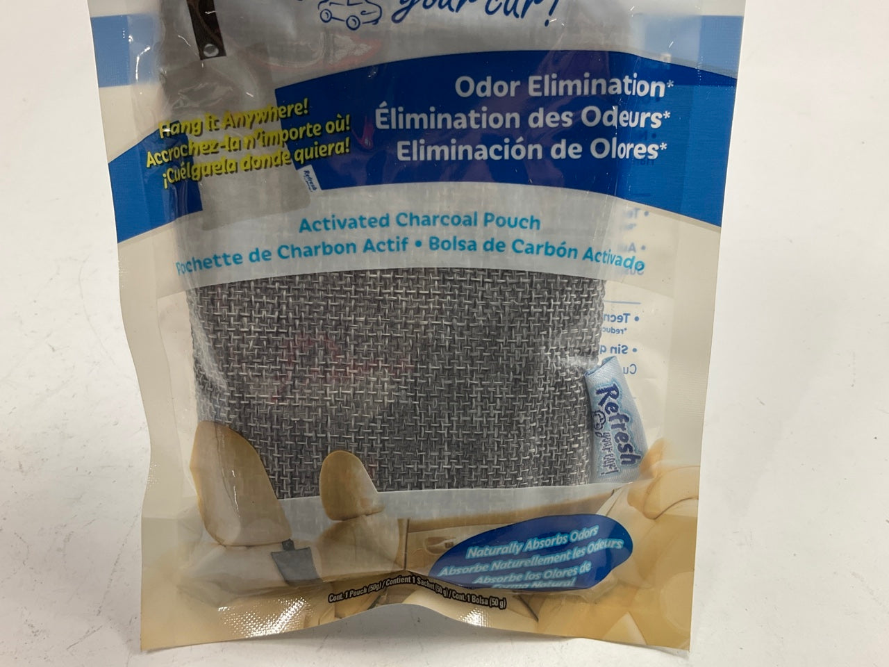 5 Pack Refresh RCB259-1 Activated Charcoal Pouch 50g Air Freshener Odor Control