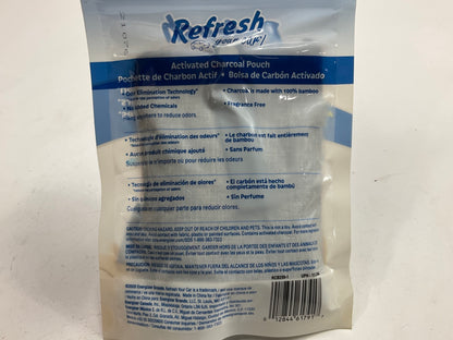 5 Pack Refresh RCB259-1 Activated Charcoal Pouch 50g Air Freshener Odor Control