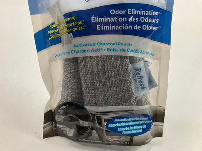(5) Packs - Refresh  Activated Charcoal Pouch 45g Odor Elimator Air Fresheners