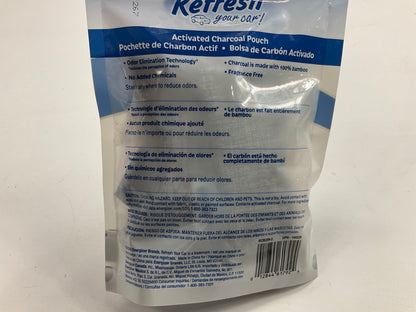 (5) Packs - Refresh  Activated Charcoal Pouch 45g Odor Elimator Air Fresheners