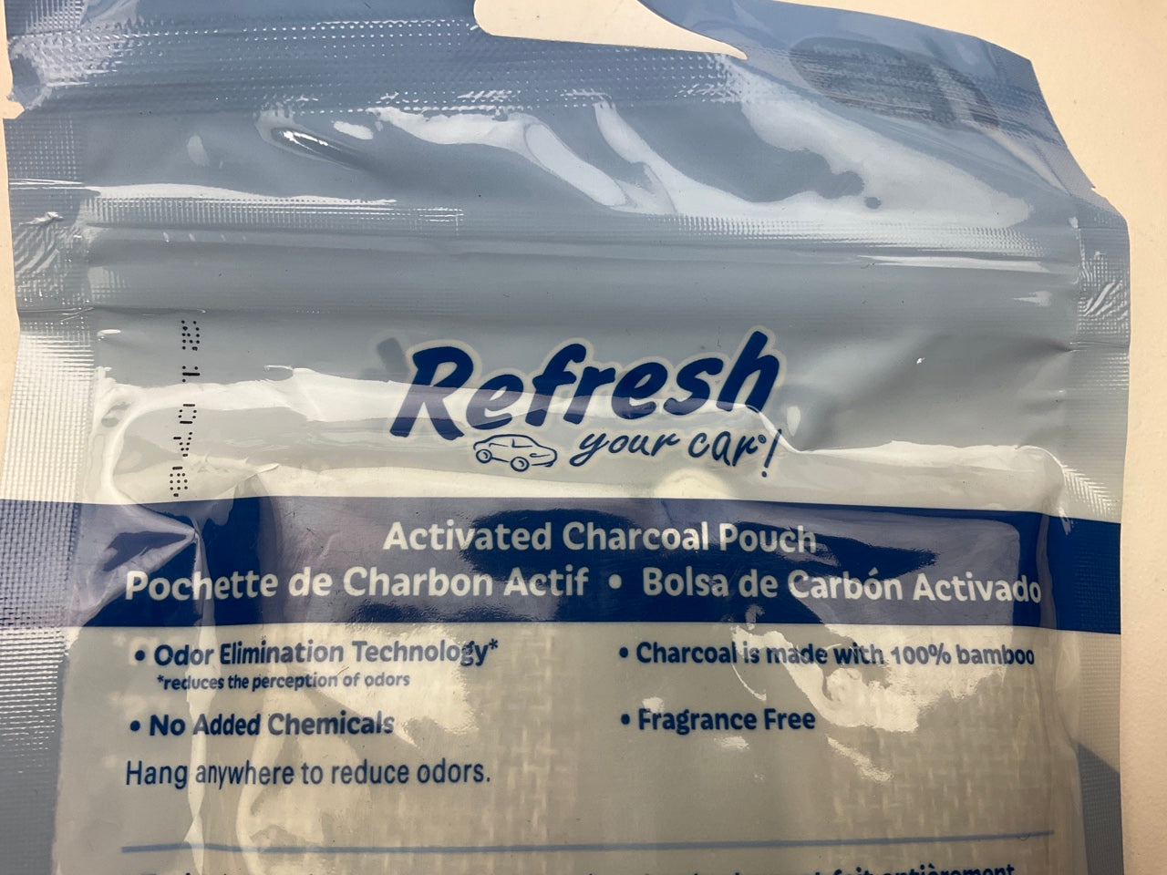 (9) Packs - Refresh Activated Charcoal Pouch 45g Odor Elimator Air Fresheners