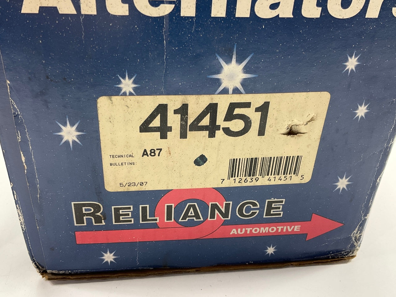 Reman. Reliance 41451 Alternator For 1996-2006 Chrysler Town & Country