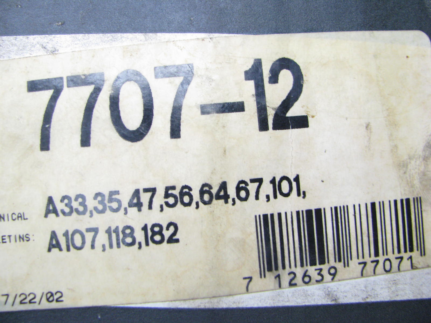 REMAN Reliance 7707-12 Alternator 85 Amp