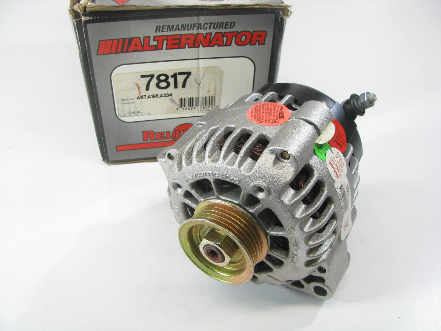 REMAN. Reliance 7817 Alternator