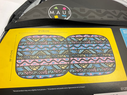 28''x 31'' Windshield Sun Shade Sun Screen Maui Design 012919