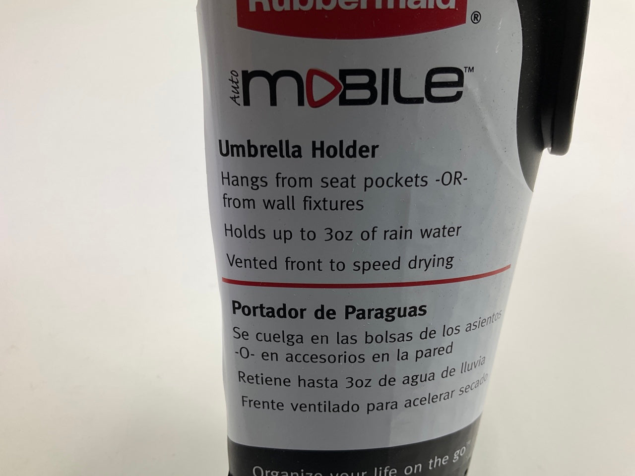 Rubbermaid 3309-00 Portable Clip-on Umbrella Holder And Storage Pocket