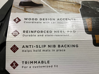 Remington 725-14  4-Piece Front & Rear Heavy Duty Rubber Floor Mats 27.5''x18.5''