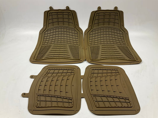 Remington 725-54 Universal 4-Piece Rubber Floor Mats Heavy Duty For Truck, SUV