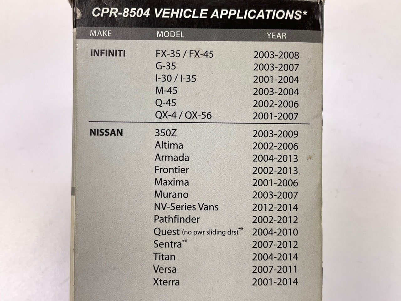 Remotes Unlimited CPR-8504 Keyless Entry Remote Key Fob Transmitter For Nissan