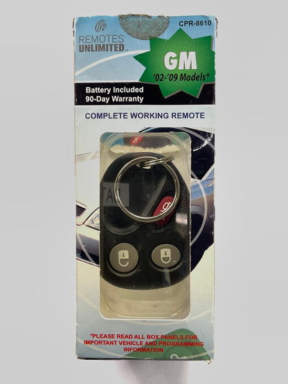 Remotes Unlimited CPR-8610 Keyless Entry Remote Fob 2002-2009 GMC Envoy