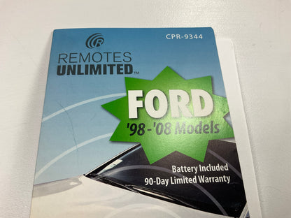 Remotes Unlimited CPR9344 Keyless Entry Remote / Fob Transmitter - Ford 4-Button