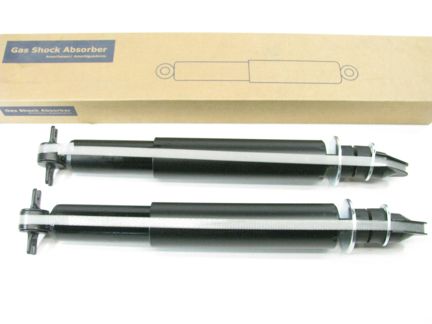 (2) Renovator 1440030 Front Shock Absorber For 1999-2004 Jeep Grand Cherokee