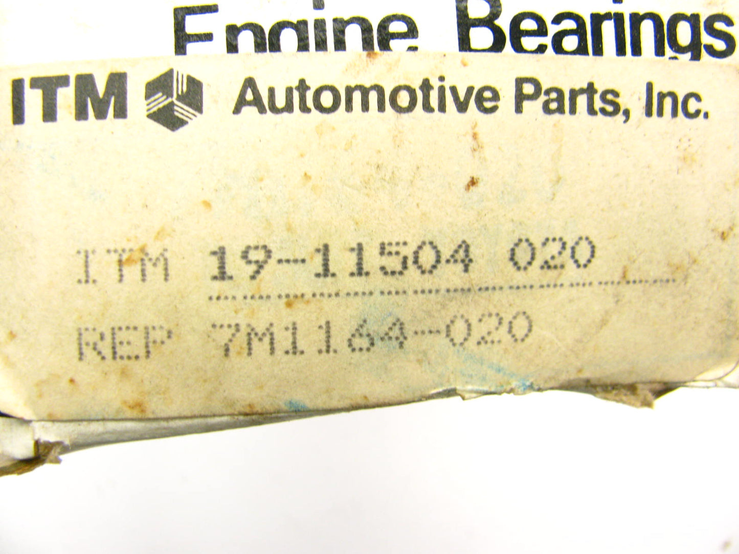 Repco 19-11504-020 Enigne Main Bearings .020'' 1968-1984 Toyota 2.3L 2.6L 2.8L-L6