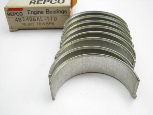 Repco 4B2406AL Main Bearings - STANDARD SIZE - For Triumph Spitfire, GT6, Midget