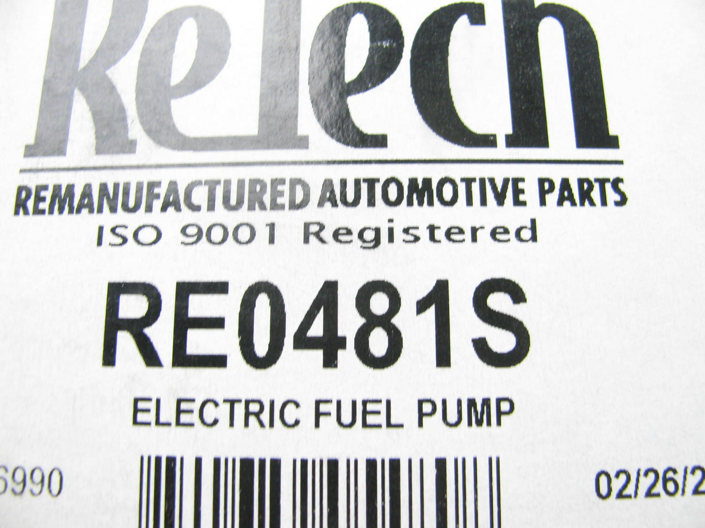Retech RE0481S Remanufactured Fuel Pump Module Assembly