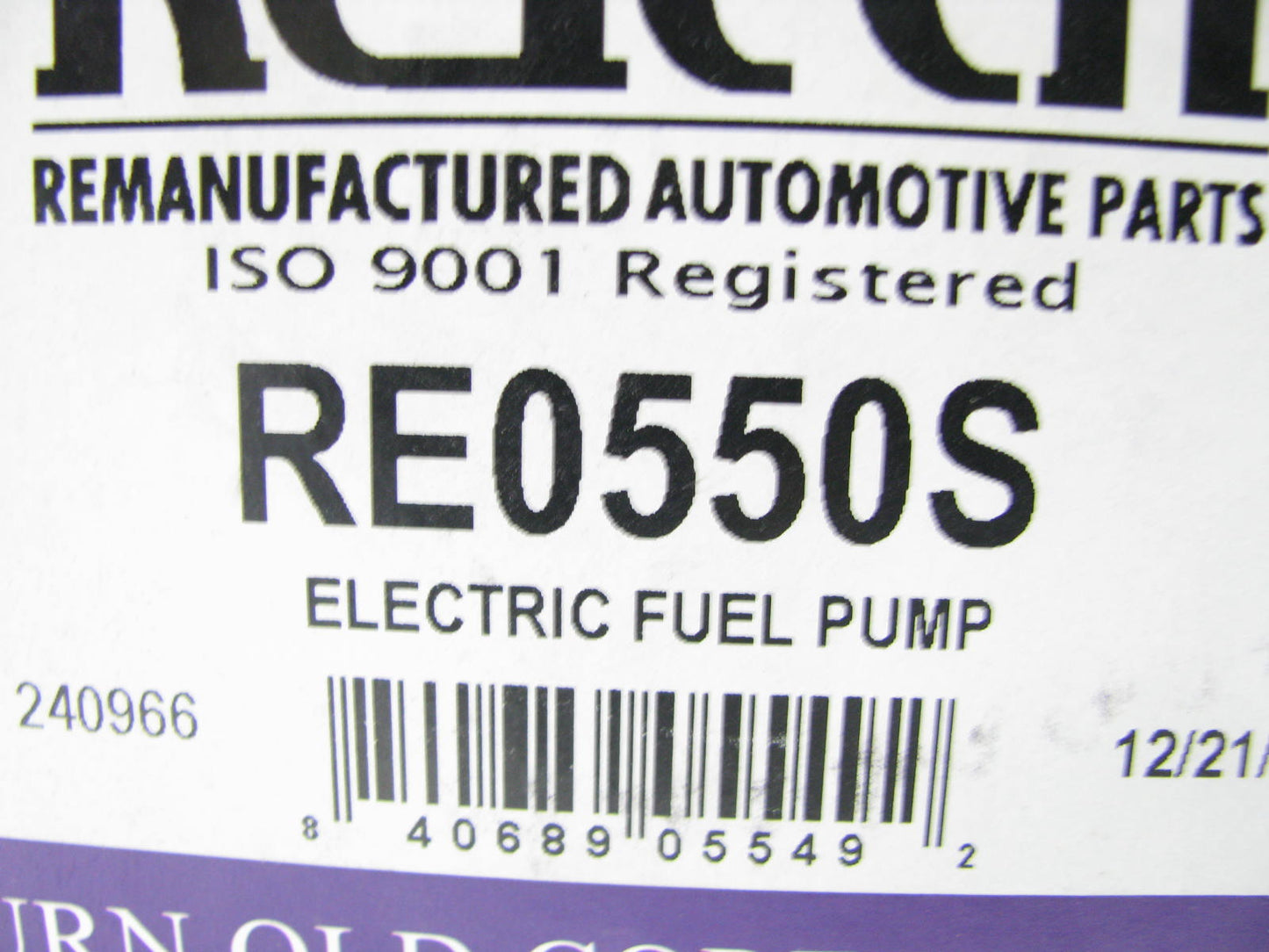 Retech RE0550S Remanufactured Fuel Pump Module Assembly