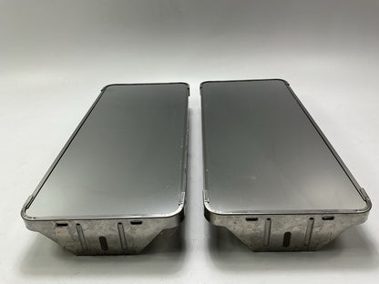 Vintage - Retrac 1972 Stainless Steel West Coast 16x7 Mirror Set (Pair) W/ Arms