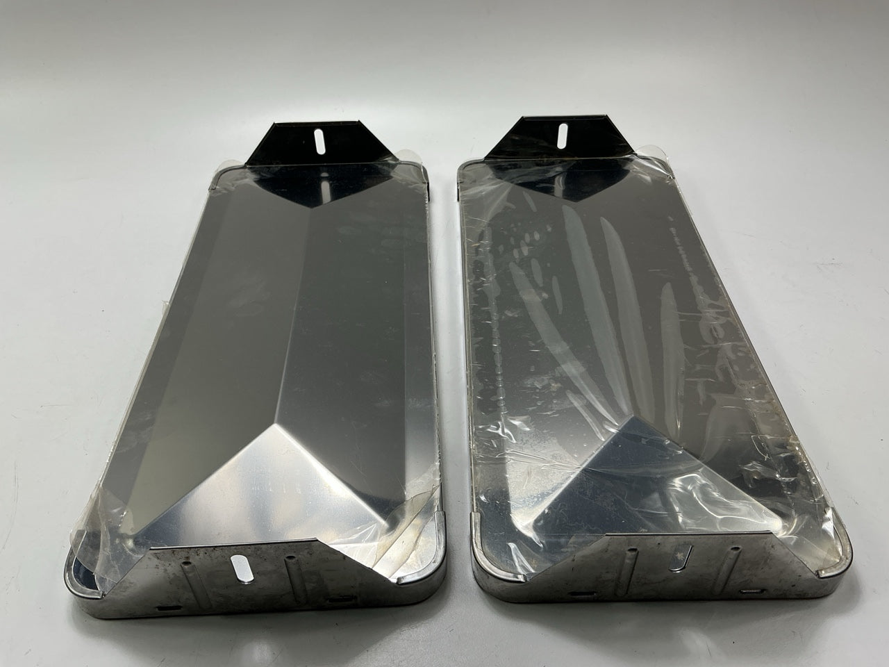 Vintage - Retrac 1972 Stainless Steel West Coast 16x7 Mirror Set (Pair) W/ Arms