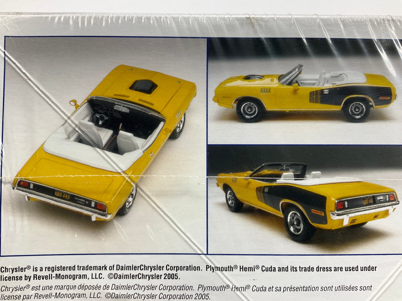 Revell For 1971 Hemi Cuda Convertible Model Kit 1:24 Scale