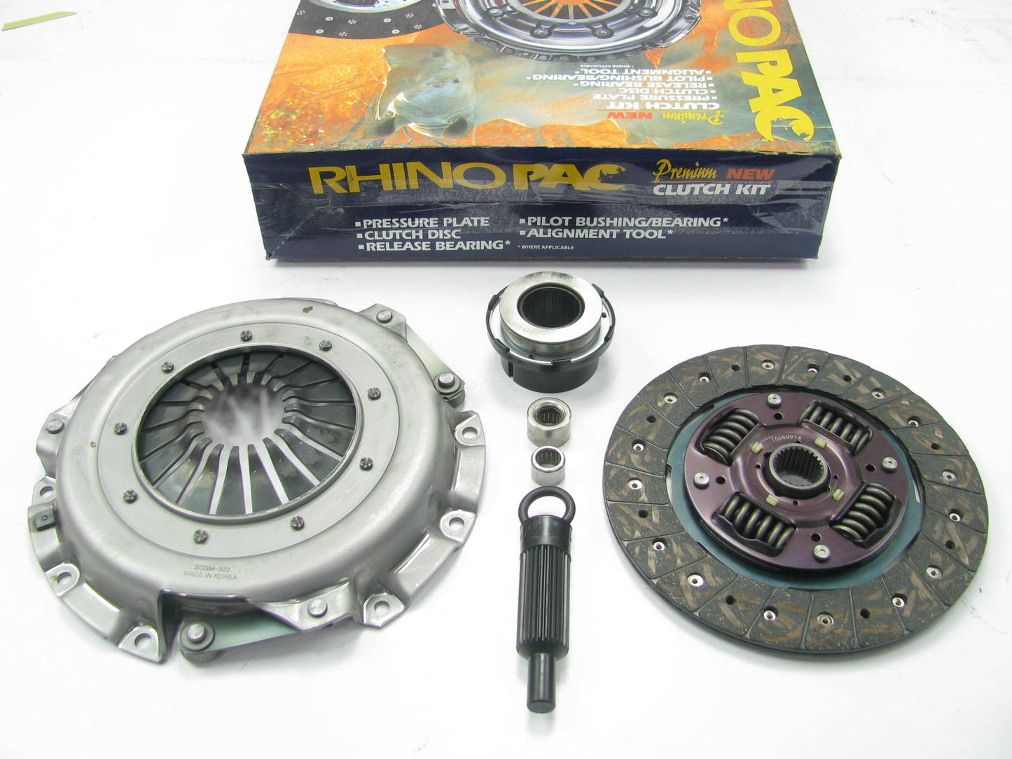 Rhino Pac 04-155 Clutch Kit 1996-2001 Chevrolet S10 & GMC Sonoma 2.2L