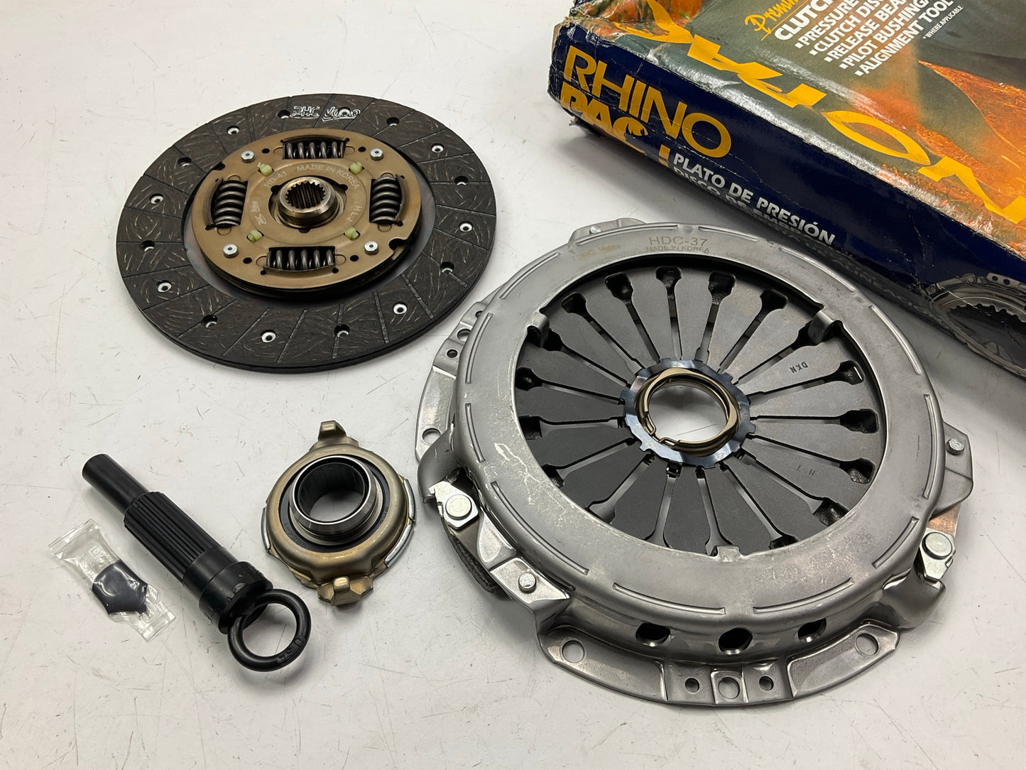 Rhino Pac 05-087 Clutch Kit For 19906 Hyundai Elantra, 1997-08 Tiburon 1.8L 2.0L