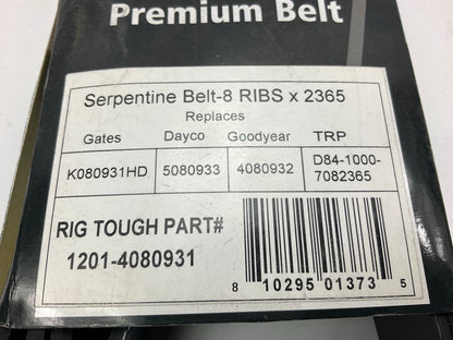 Rig Tough 1201-4080931 Serpentine Belt