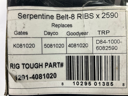 Rig Tough 1201-4081020 Serpentine Belt