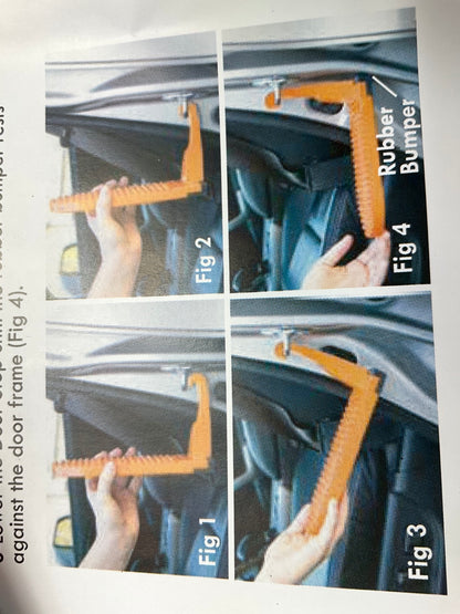Rightline Gear 100660 Moki Universal Car Door Roof Rack Step - Steping Pad