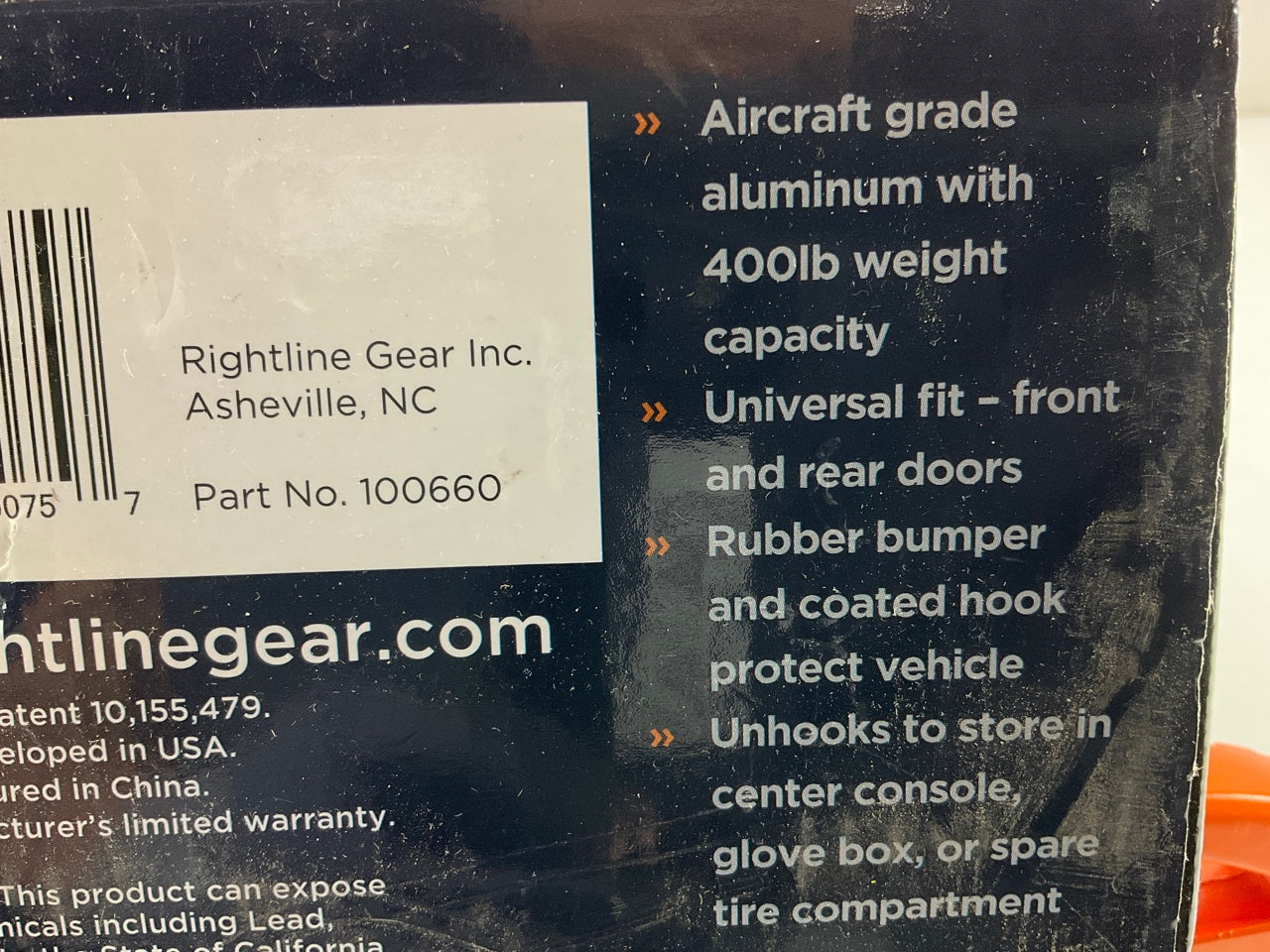Rightline Gear 100660 Moki Universal Car Door Roof Rack Step - Steping Pad