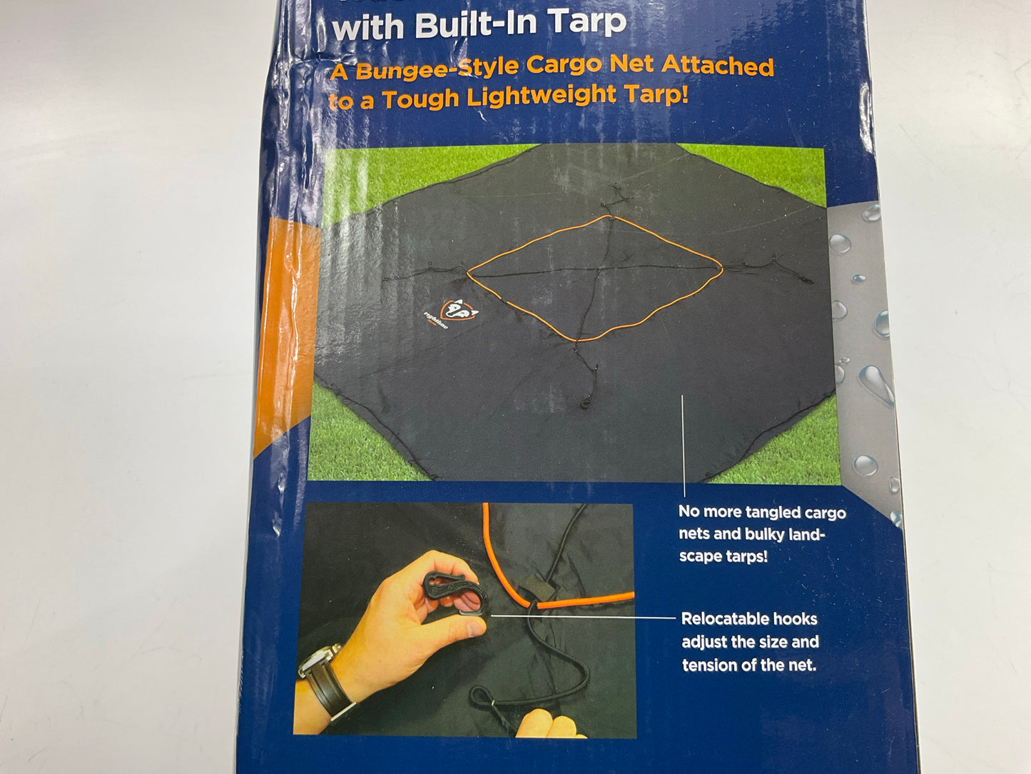 Rightline Gear 100T60 Weatherproof Truck Bed Cargo Net With Built-In Tarp