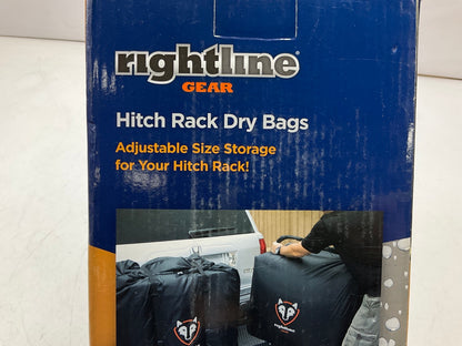 Rightline Gear 100T62 Waterproof Car Hitch Cargo Carrier Bags, Black (2 Pack)